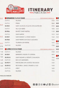 RMCH 2025 itinerario